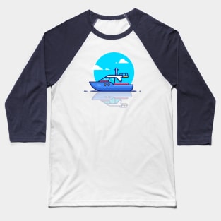 Speed Boat Baseball T-Shirt